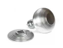 Satin Chrome Beehive Centre Door Knob | 46659 -Ironmongery Experts Shop 46659 1 s.jpg.mst