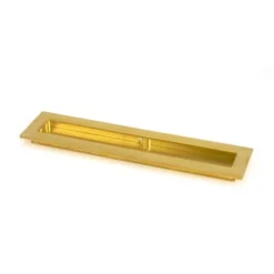 Polished Brass 250mm Plain Rectangular Flush Pull Handle | 47160 -Ironmongery Experts Shop 47160 main l.jpg.mst