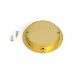 Polished Brass 75mm Art Deco Round Flush Pull Handle | 47166 -Ironmongery Experts Shop 47166 1 l.jpeg.mst