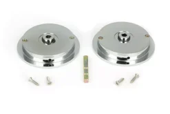 Polished Chrome 75mm Plain Round Flush Pull Handle - Privacy | 47190 -Ironmongery Experts Shop 47190 3 s.jpg.mst