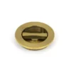 Aged Brass 75mm Art Deco Round Flush Pull Handle - Privacy | 48325 -Ironmongery Experts Shop 48325 1 l.jpeg.mst