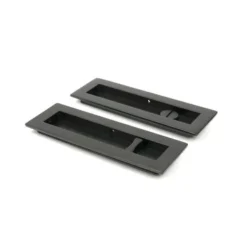 Aged Bronze 175mm Plain Rectangular Flush Pull - Privacy | 50122 -Ironmongery Experts Shop 50122 main l.jpeg.mst