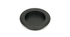 Aged Bronze 75mm Art Deco Round Flush Pull Handle | 50125 -Ironmongery Experts Shop 50125 main l.jpeg.mst