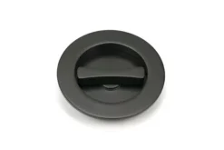 Aged Bronze 75mm Plain Round Flush Pull Handle - Privacy | 50131