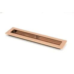 Polished Bronze 250mm Plain Rectangular Flush Pull Handle | 50137 -Ironmongery Experts Shop 50137 main l.jpg.mst