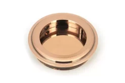Polished Bronze 60mm Art Deco Round Flush Pull Handle | 50142 7 Polished Bronze 60mm Art Deco Round Flush Pull Handle | 50142 -Ironmongery Experts Shop 50142 main s.jpg.mst