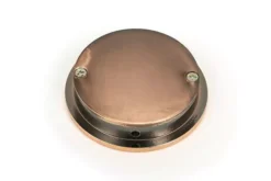 Polished Bronze 60mm Plain Round Flush Pull Handle | 50144