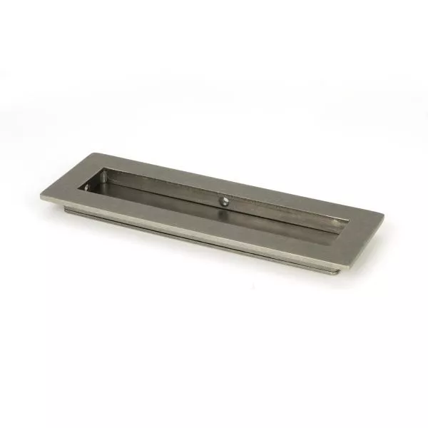 Pewter 175mm Plain Rectangular Flush Pull Handle | 50172 5 Pewter 175mm Plain Rectangular Flush Pull Handle | 50172 - Image 3