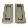 Pewter 250mm Art Deco Rectangular Flush Pull - Privacy | 50175 -Ironmongery Experts Shop 50175 1 s.jpg.mst