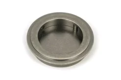 Pewter 60mm Art Deco Round Flush Pull Handle | 50178 7 Pewter 60mm Art Deco Round Flush Pull Handle | 50178 -Ironmongery Experts Shop 50178 main s.jpg.mst