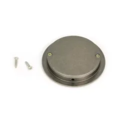 Pewter 75mm Art Deco Round Flush Pull Handle | 50179