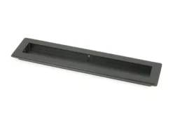 Matt Black 250mm Art Deco Rectangular Flush Pull Handle | 50207 -Ironmongery Experts Shop 50207 main s.jpg.mst