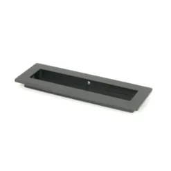 Matt Black 175mm Plain Rectangular Flush Pull Handle | 50208 -Ironmongery Experts Shop 50208 main l.jpeg.mst