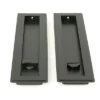 Matt Black 250mm Art Deco Rectangular Flush Pull - Privacy | 50211 -Ironmongery Experts Shop 50211 1 s.jpg.mst