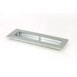 Satin Chrome 175mm Plain Rectangular Flush Pull Handle | 50638 -Ironmongery Experts Shop 50638 main l.jpeg.mst