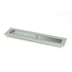 Satin Chrome 250mm Plain Rectangular Flush Pull Handle | 50639 -Ironmongery Experts Shop 50639 main l.jpg.mst