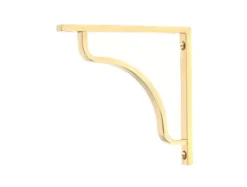 Anvil Polished Brass 150 X 150mm Abingdon Shelf Bracket| 51085 -Ironmongery Experts Shop 51085 main s.jpg.mst