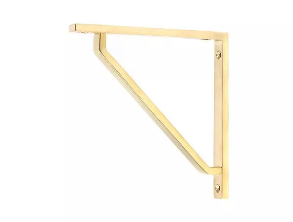 Anvil Polished Brass 150 X 150mm Barton Shelf Bracket| 51105 6 Anvil Polished Brass 150 X 150mm Barton Shelf Bracket| 51105 - Image 4
