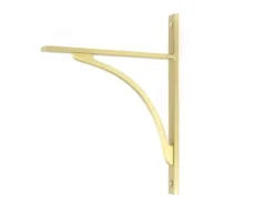 Anvil Satin Brass 260 X 200mm Apperley Shelf Bracket| 51127 -Ironmongery Experts Shop 51127 main s.jpg.mst