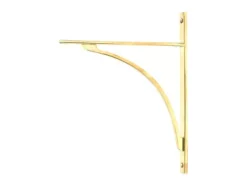 Anvil Polished Brass 314 X 250mm Apperley Shelf Bracket| 51135 -Ironmongery Experts Shop 51135 main s.jpg.mst