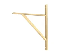 Anvil Satin Brass 260 X 200mm Chalfont Shelf Bracket| 51147 -Ironmongery Experts Shop 51147 main s.jpg.mst