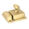 From The Anvil Satin Brass Cabinet Latch | 51209 -Ironmongery Experts Shop 51209 main l.jpg.mst
