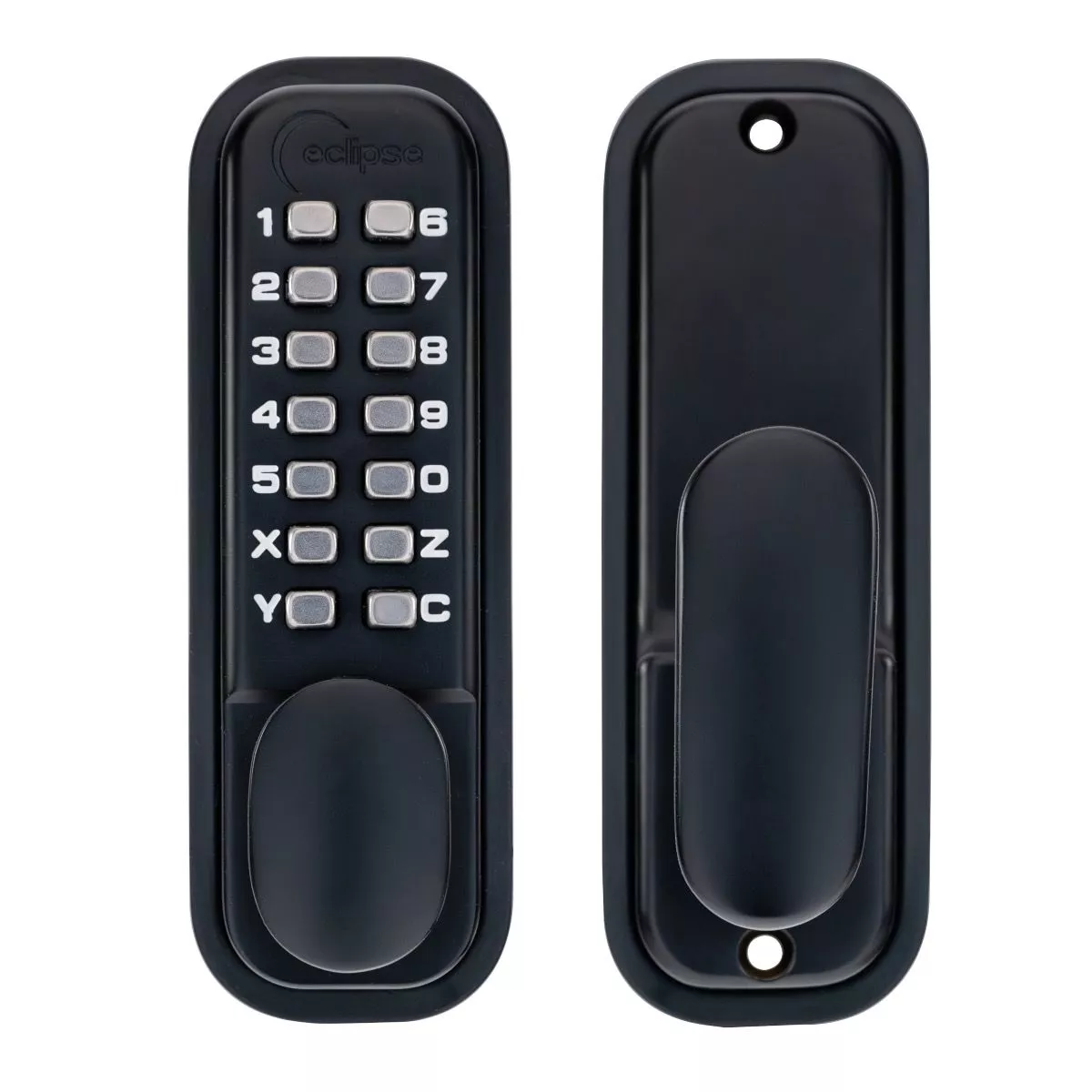 ED20 Matt Black Easy Code Change Push Button Digital Lock |70256 3 ED20 Matt Black Easy Code Change Push Button Digital Lock |70256