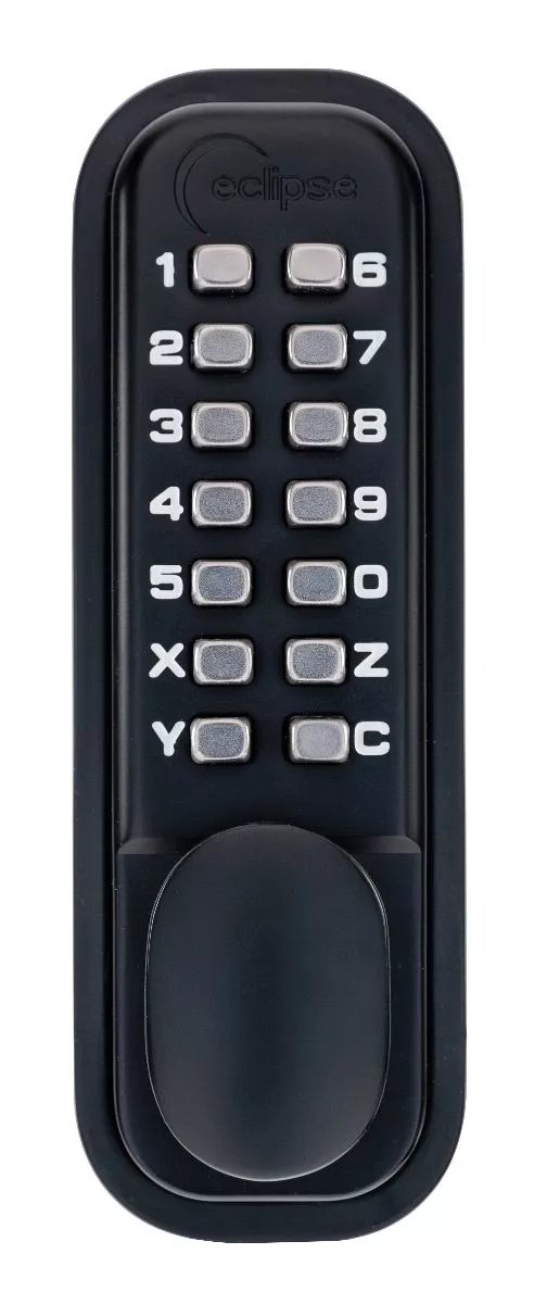 ED20 Matt Black Easy Code Change Push Button Digital Lock |70256 4 ED20 Matt Black Easy Code Change Push Button Digital Lock |70256 - Image 2