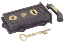 From The Anvil Iron Davenport Rim Lock | 83578