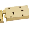 From The Anvil Polished Brass Small Right Hand Rim Lock | 83580
