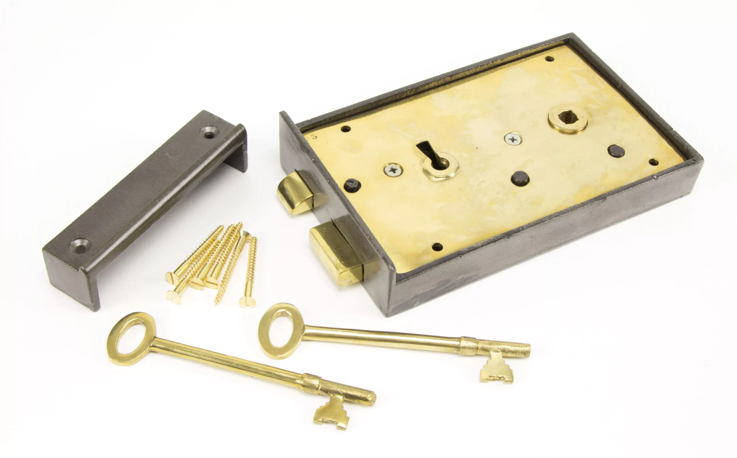 From The Anvil Iron Large Right Hand Rim Lock | 83592 4 From The Anvil Iron Large Right Hand Rim Lock | 83592 - Image 2