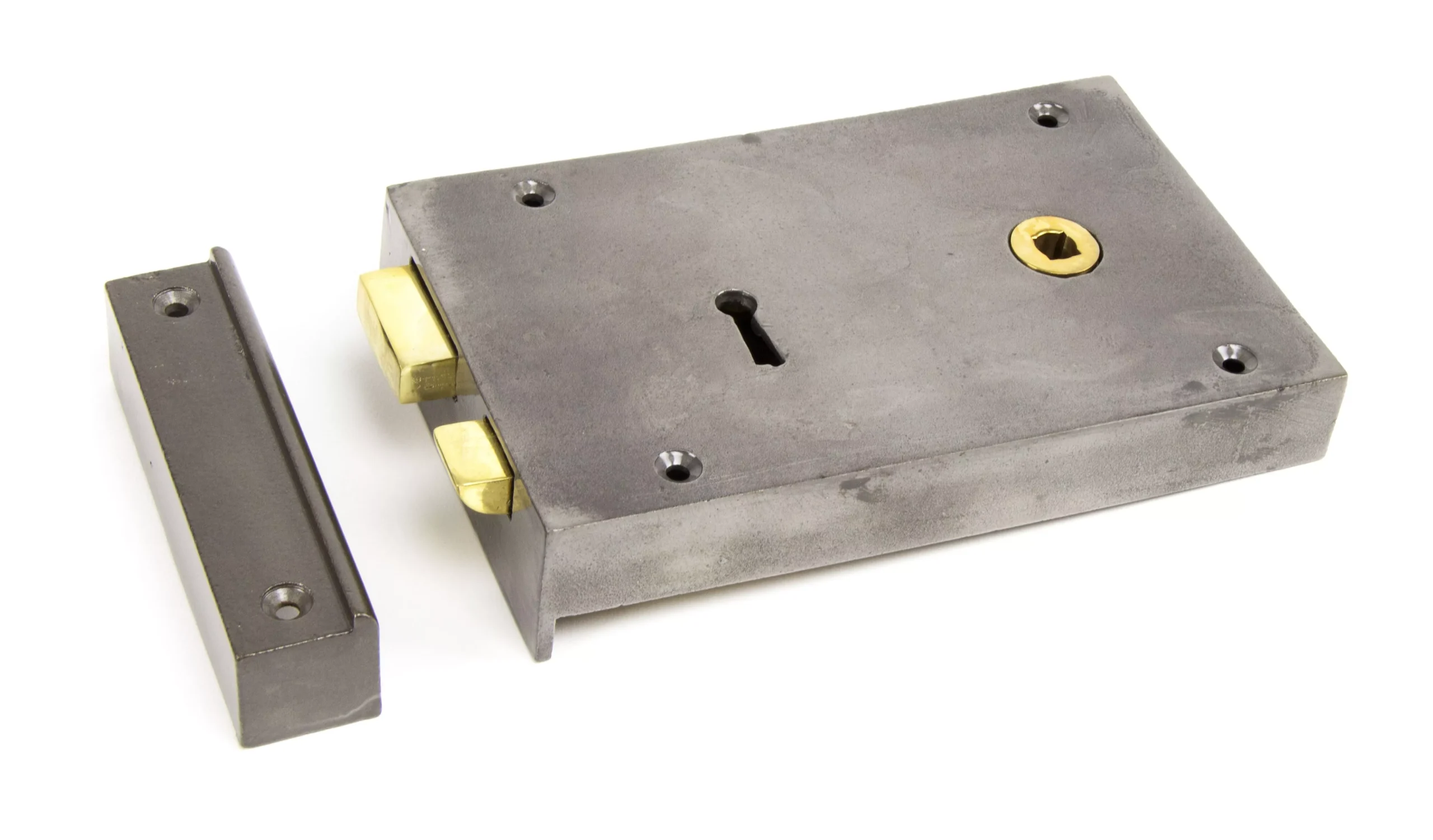 From The Anvil Iron Large Right Hand Rim Lock | 83592 3 From The Anvil Iron Large Right Hand Rim Lock | 83592