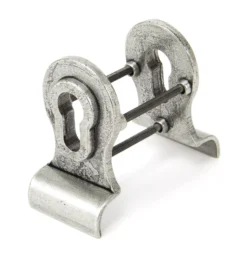 From The Anvil Pewter Euro Door Back To Back Cylinder Pull | 90040