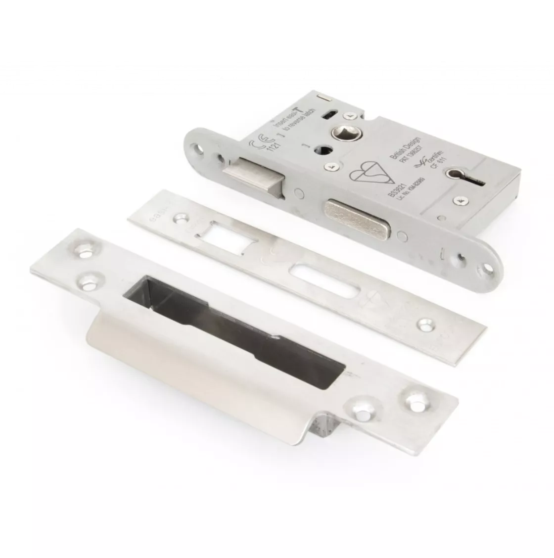 From The Anvil 64mm Satin Stainless Steel British Standard Heavy Duty Sashlock | 91057 3 From The Anvil 64mm Satin Stainless Steel British Standard Heavy Duty Sashlock | 91057