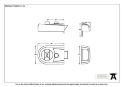 From The Anvil Modern Case Black Nightlatch With Keyed Alike Option | 91118 -Ironmongery Experts Shop 91118.jpg.mst