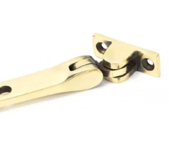 Anvil (8"") Aged Brass Hammered Newbury Casement Window Stay | 46144 -Ironmongery Experts Shop aged brass hammered stay 2 2.png.mst