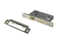 Matt Gun Metal 63mm (2.5") CE Mortice Bathroom Lock | ALKBATH25MBN