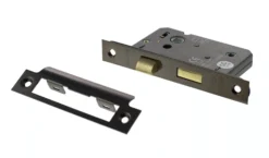 Urban Bronze 63mm (2.5") CE Mortice Bathroom Lock | ALKBATH25UB