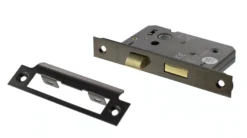 Urban Bronze 76mm (3") CE Mortice Bathroom Lock | ALKBATH3UB