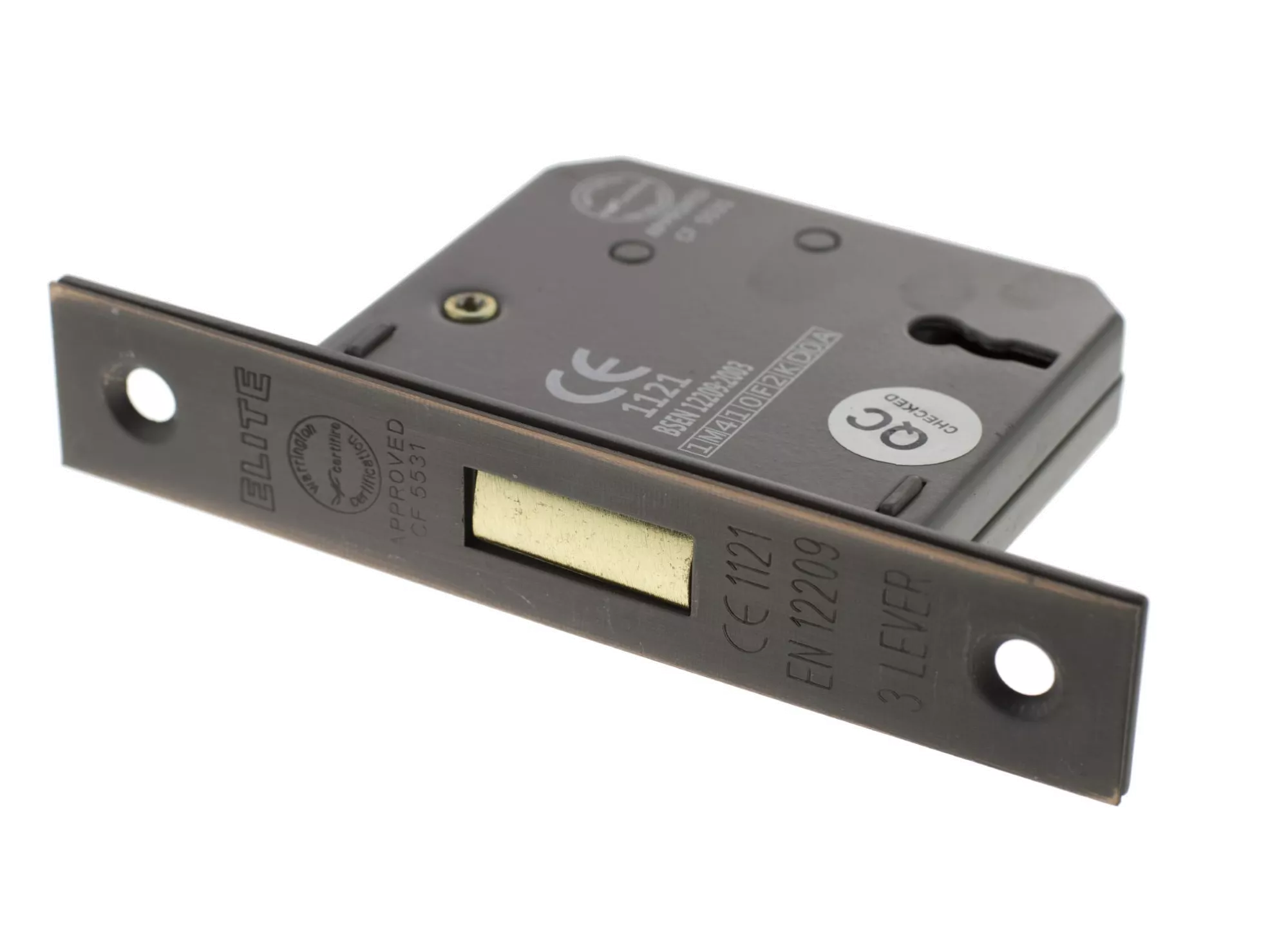 Antique Copper 2.5" 3 Lever Key Mortice Deadlock | ALKDEAD3LK25AC 3 Antique Copper 2.5" 3 Lever Key Mortice Deadlock | ALKDEAD3LK25AC