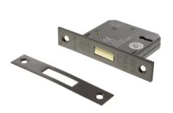 Urban Bronze 2.5" 3 Lever Key Mortice Deadlock | ALKDEAD3LK25UB