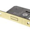 Satin Brass 3" 3 Lever Key Mortice Deadlock | ALKDEAD3LK3SB