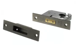 Distressed Silver 2.5" Euro Cylinder Mortice Deadlock | ALKDEADE25DS