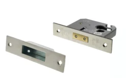 Polished Nickel 2.5" Euro Cylinder Mortice Deadlock | ALKDEADE25PN