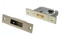 Satin Nickel 2.5" Euro Cylinder Mortice Deadlock | ALKDEADE25SN
