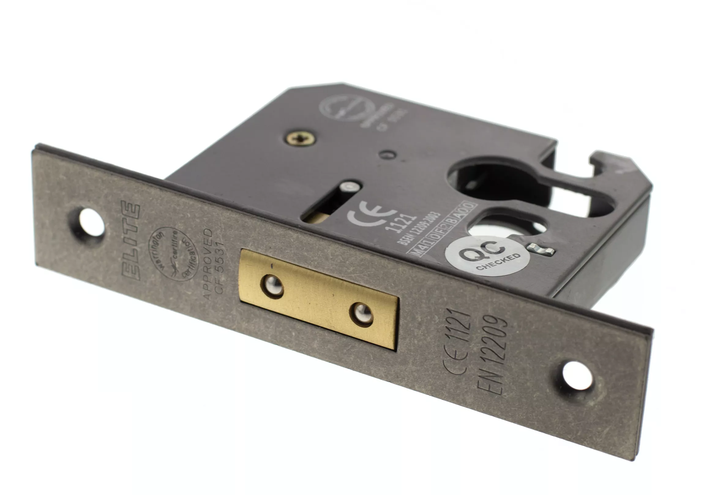 Distressed Silver 3" Euro Cylinder Mortice Deadlock | ALKDEADE3DS 4 Distressed Silver 3" Euro Cylinder Mortice Deadlock | ALKDEADE3DS - Image 2