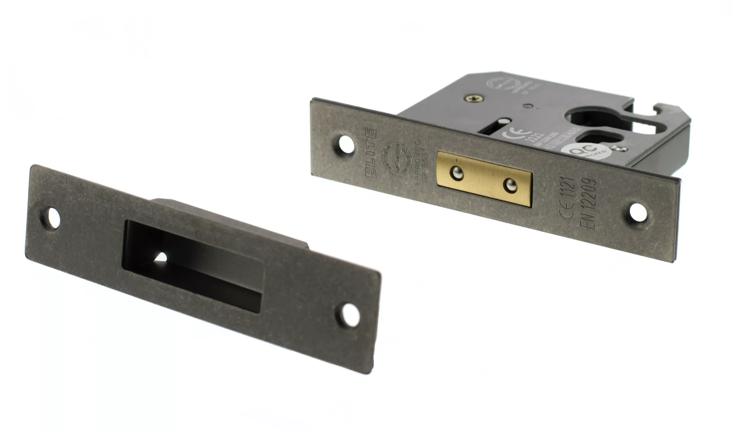 Distressed Silver 3" Euro Cylinder Mortice Deadlock | ALKDEADE3DS 3 Distressed Silver 3" Euro Cylinder Mortice Deadlock | ALKDEADE3DS