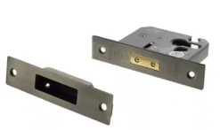 Matt Antique Brass 3" Euro Cylinder Mortice Deadlock | ALKDEADE3MAB