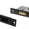 Matt Black 3" Euro Cylinder Mortice Deadlock | ALKDEADE3MB