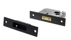 Matt Black 3" Euro Cylinder Mortice Deadlock | ALKDEADE3MB